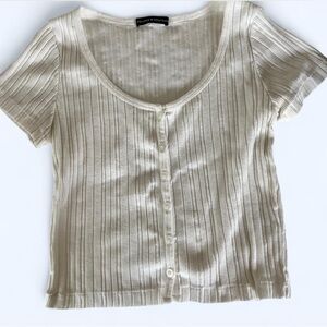 Brandy Melville Top Bundle Set of 4, white ss, tanks- olive, black, tube black